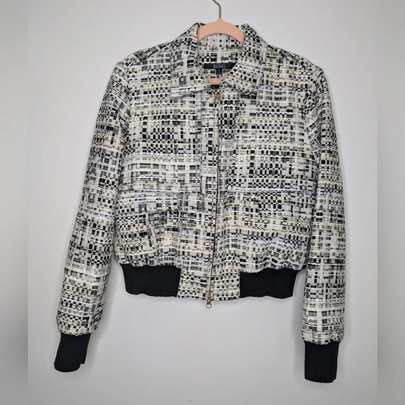 Badgley Mischka Black and White Blazer - Picture 4 of 16